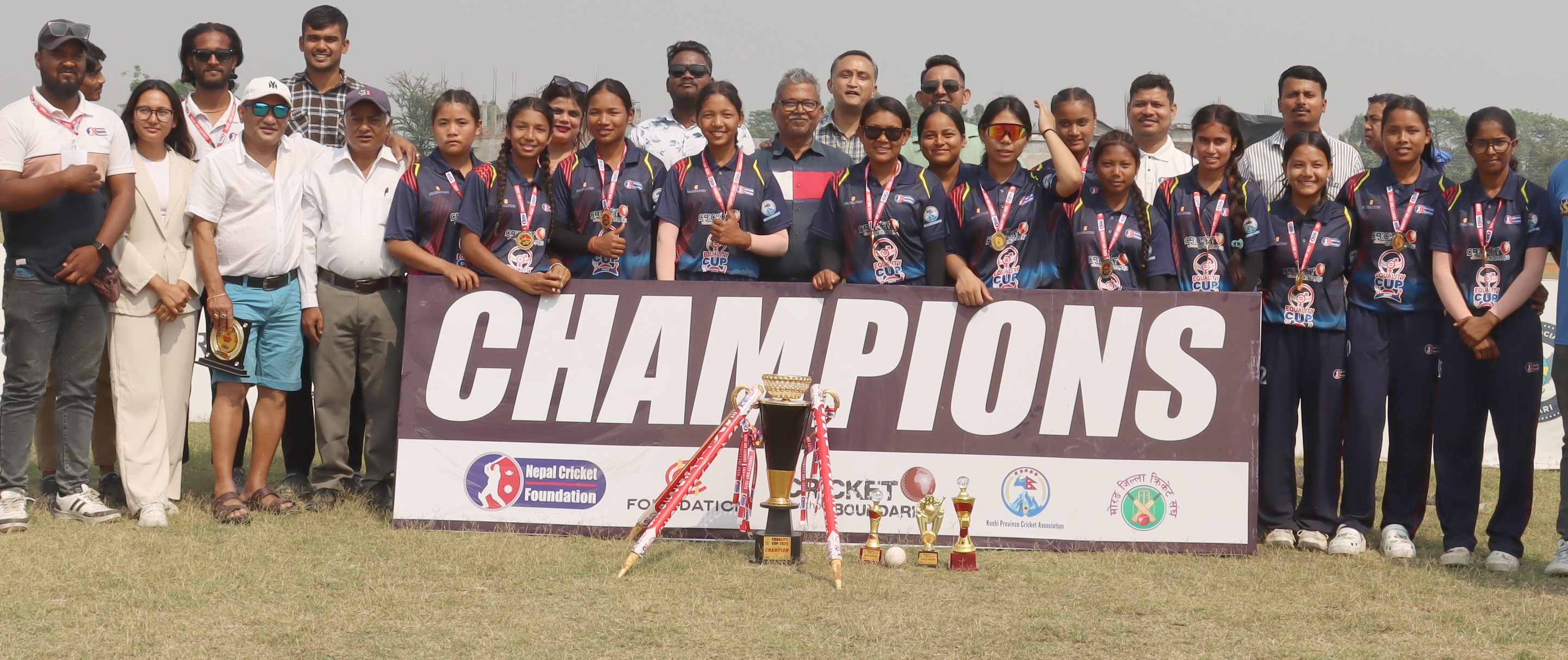 इक्युवालिटी कप क्रिकेटको तेस्रो पटकको उपाधि मोरङलाई